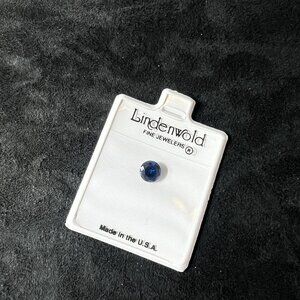 Vintage Lindenwold Fine Jewelers Simulated Sapphire Medium Round Cut